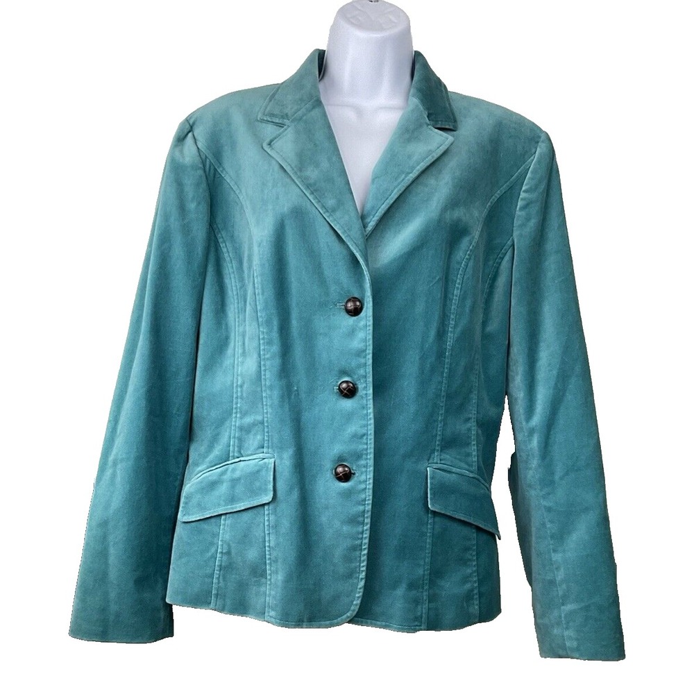 Womens Suede Leather Jacket Size 16 Vintage Academia Preppy‎ Y2K Retro